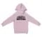 Satte Mele Evalo Buttons Unisex Youth Hoodie in Light Pink Color